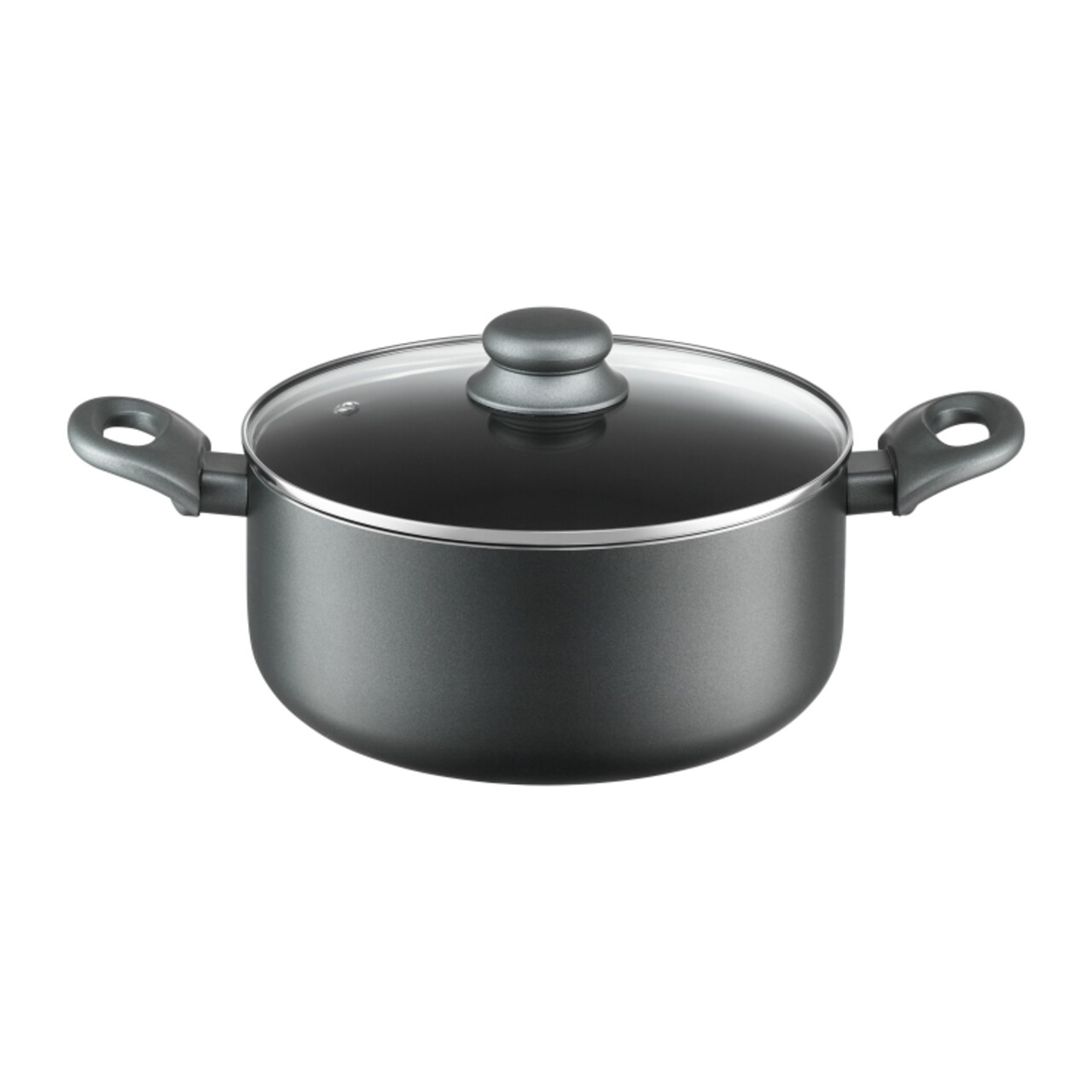 Oala cu capac Graphite, Ambition, 24 cm, 4.7 L, aluminiu, invelis Ilag non-stick - imagine 3
